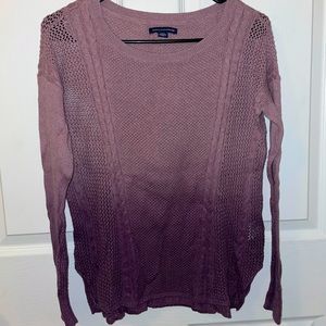 American Eagle Knit Ombré Sweater